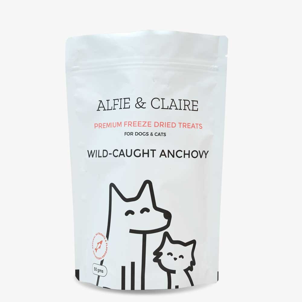 alfie and claire product showcase treat anchovy